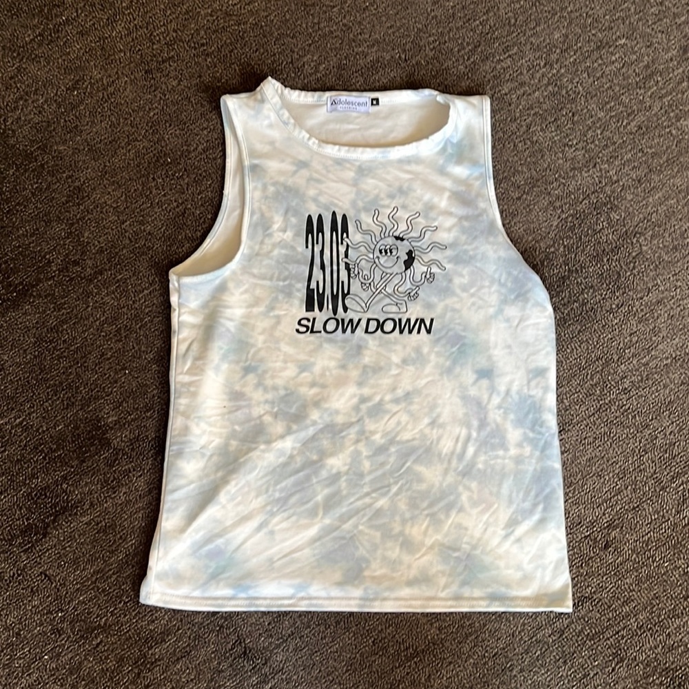 Light wash the dye tank